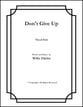 Don't Give Up Vocal Solo & Collections sheet music cover